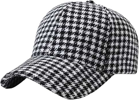 帽子 WEIRDO HOUNDSTOOTH CASQUETTE 帽子 WEIRDO HOUNDSTOOTH CASQUETTE Baseball Cap Brown Houndstooth